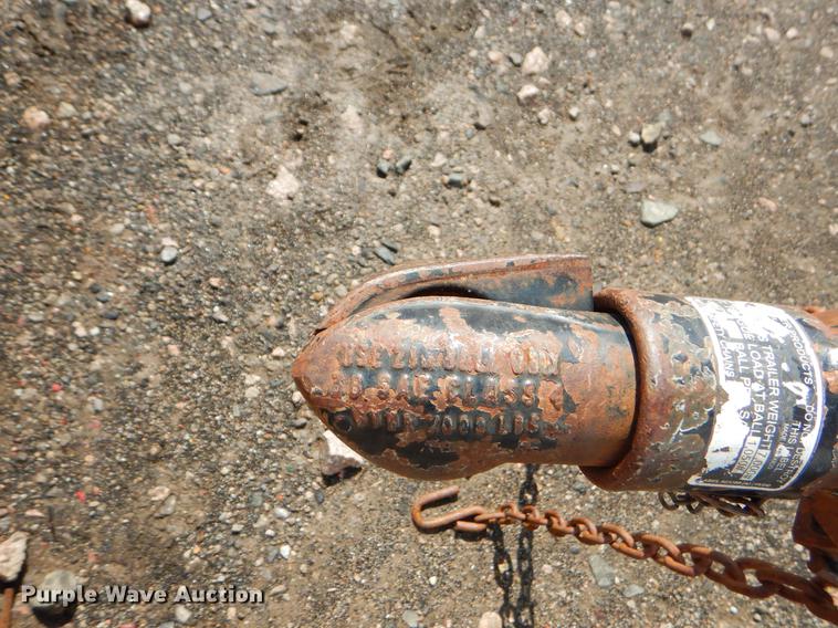 image for item BE9250 Shop built utility trailer