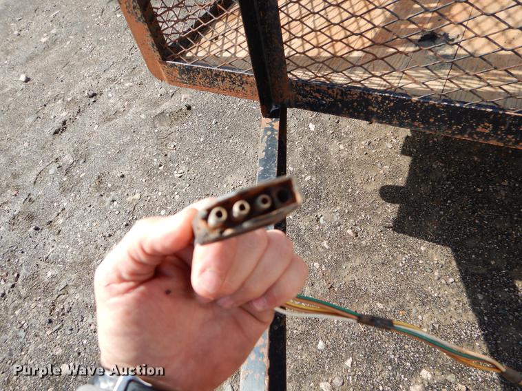 image for item BE9250 Shop built utility trailer