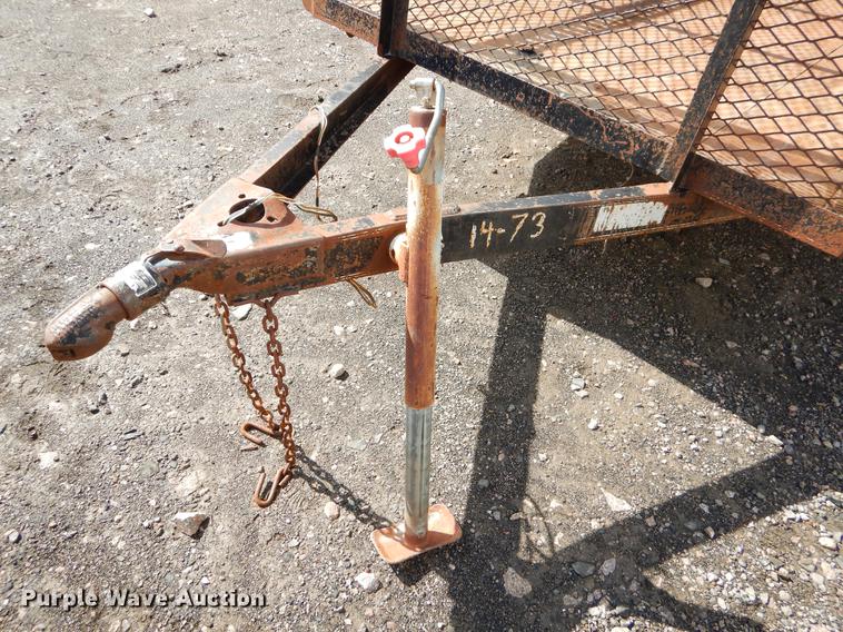 image for item BE9250 Shop built utility trailer