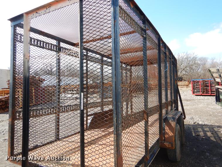 image for item BE9250 Shop built utility trailer