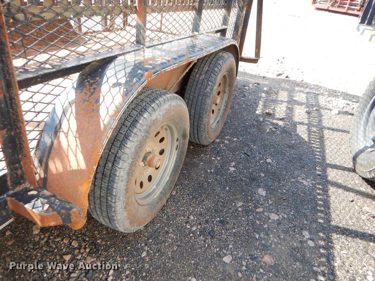 image for item BE9250 Shop built utility trailer