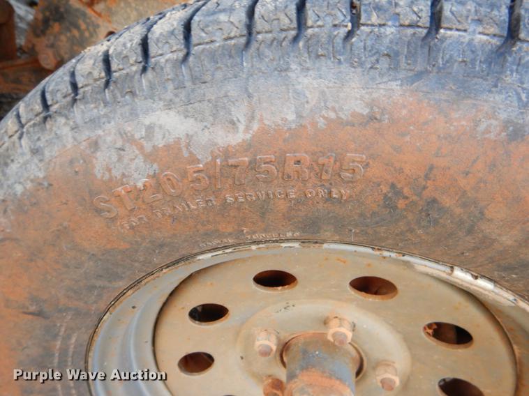 image for item BE9250 Shop built utility trailer