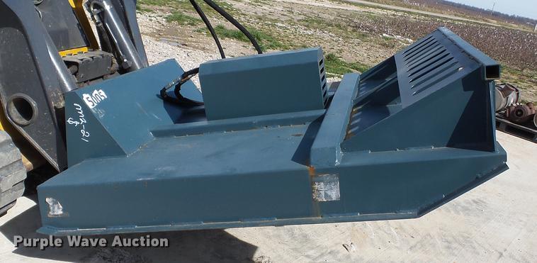 image for item CD9574 Paladin Racoon skid steer brush mower