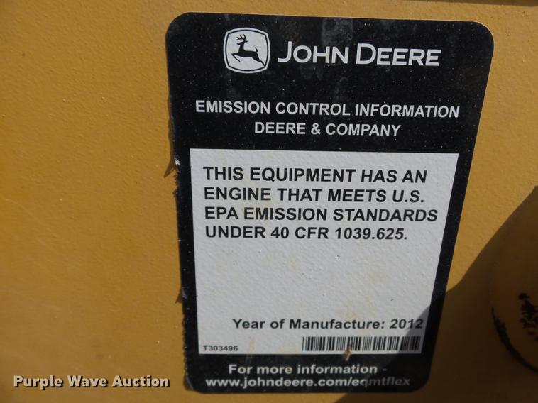 image for item CD9575 2013 John Deere 333D skid steer