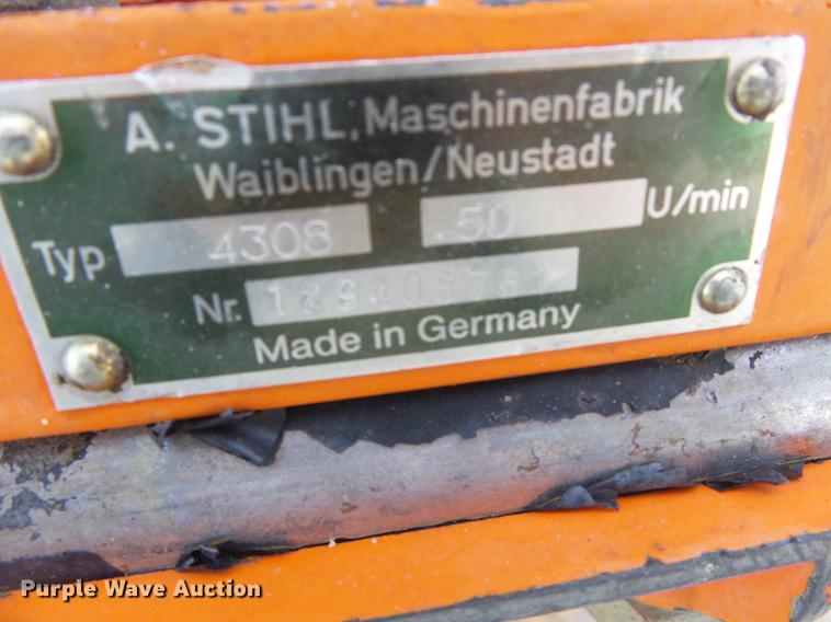 image for item CD9580 Stihl 4308 post hole auger