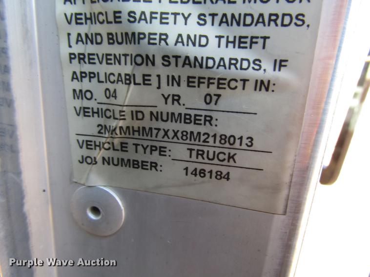 image for item DB6789 2008 Kenworth T300 dump truck