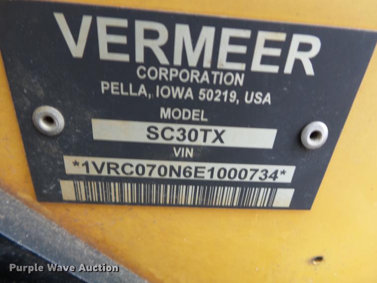 image for item DD2323 2014 Vermeer SC30TX stump grinder