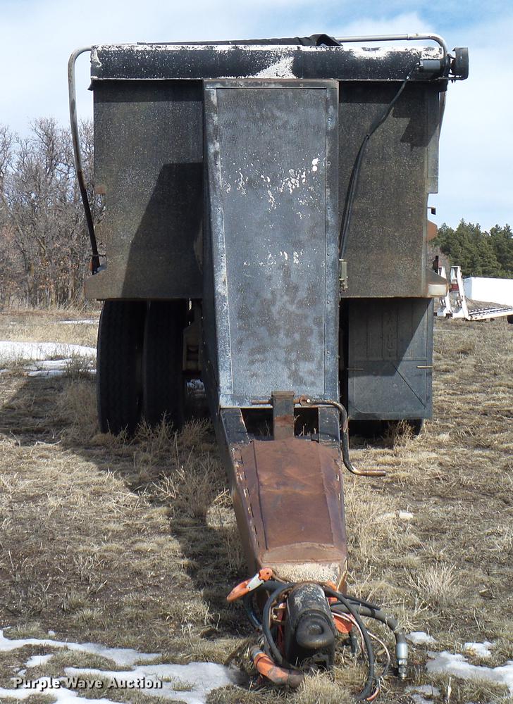 image for item DD6007 1991 Williamson 41-2811L end dump trailer