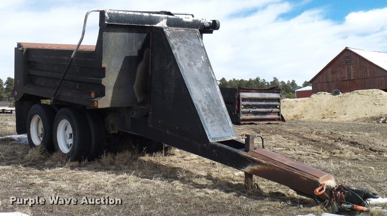image for item DD6007 1991 Williamson 41-2811L end dump trailer