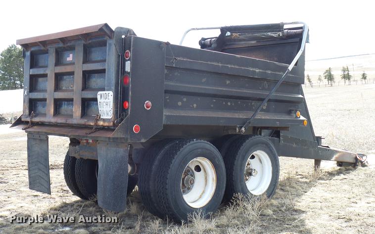 image for item DD6007 1991 Williamson 41-2811L end dump trailer