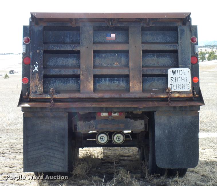 image for item DD6007 1991 Williamson 41-2811L end dump trailer