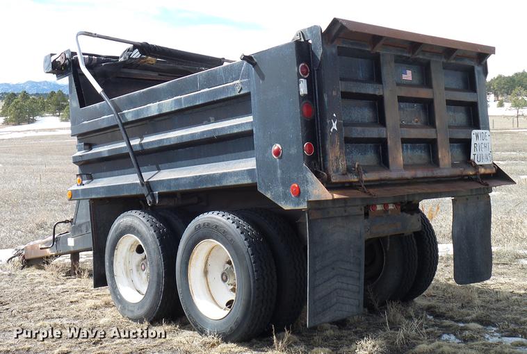 image for item DD6007 1991 Williamson 41-2811L end dump trailer
