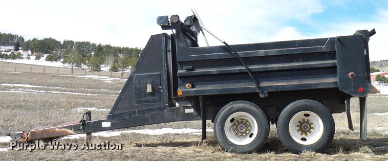 image for item DD6007 1991 Williamson 41-2811L end dump trailer