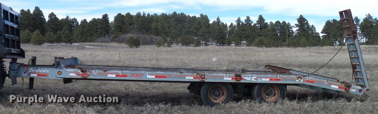 image for item DD6016 1997 Interstate 20DT equipment trailer
