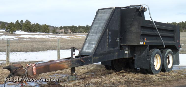 image for item DD6017 1991 Williamson 28116A end dump trailer