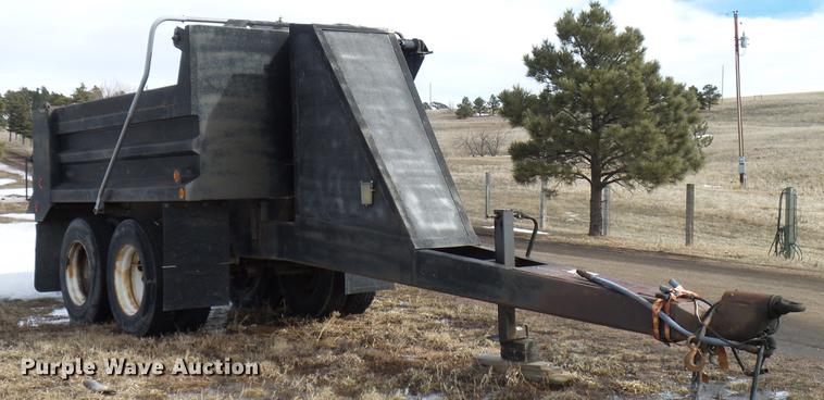 image for item DD6017 1991 Williamson 28116A end dump trailer