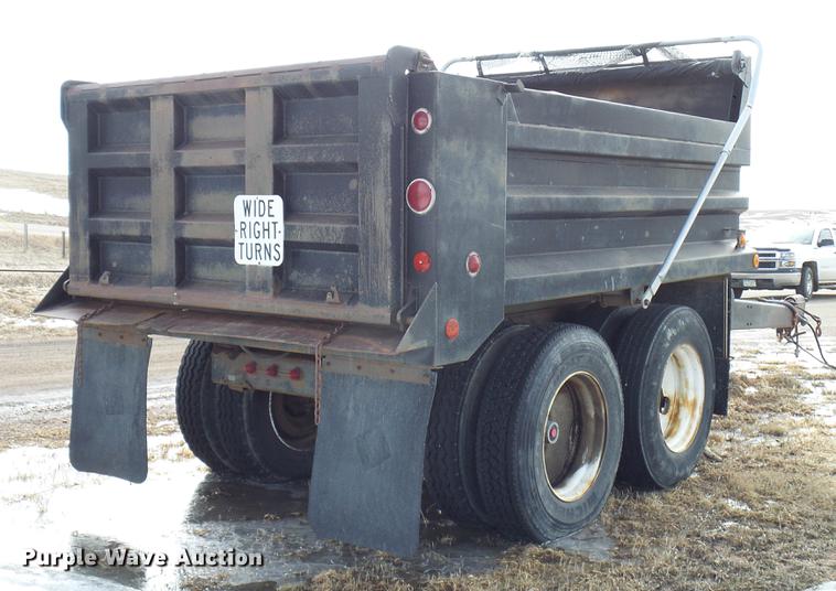 image for item DD6017 1991 Williamson 28116A end dump trailer