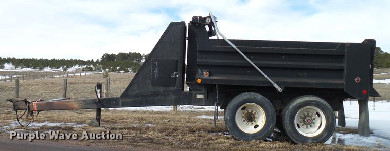 image for item DD6017 1991 Williamson 28116A end dump trailer
