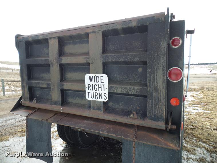 image for item DD6017 1991 Williamson 28116A end dump trailer