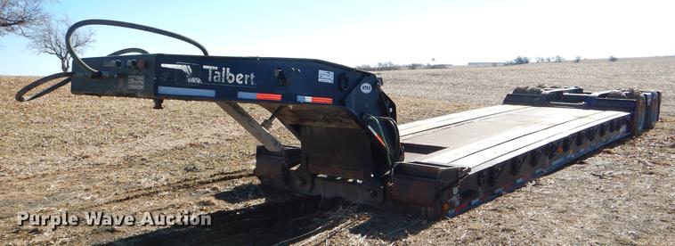 image for item DE0048 1999 Talbert HTR9 lowboy equipment trailer