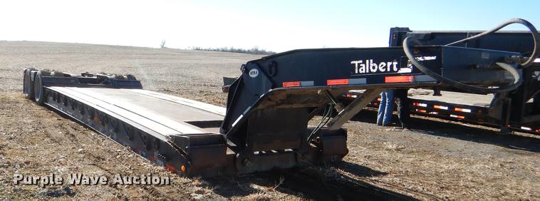 image for item DE0048 1999 Talbert HTR9 lowboy equipment trailer