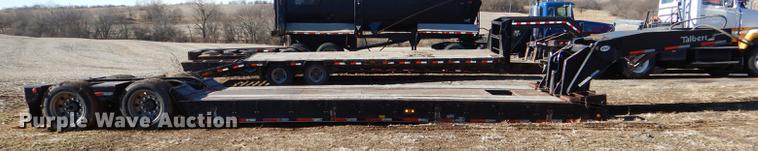 image for item DE0048 1999 Talbert HTR9 lowboy equipment trailer