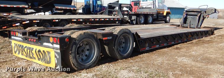 image for item DE0048 1999 Talbert HTR9 lowboy equipment trailer