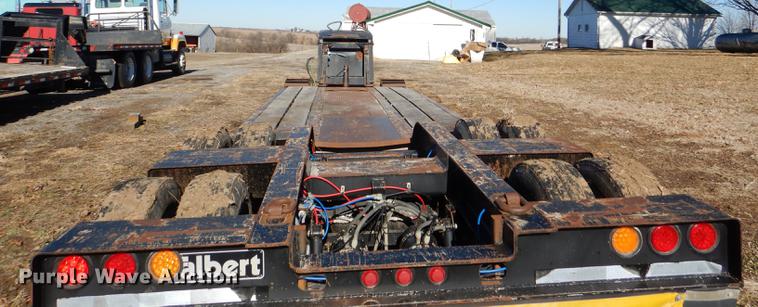 image for item DE0048 1999 Talbert HTR9 lowboy equipment trailer