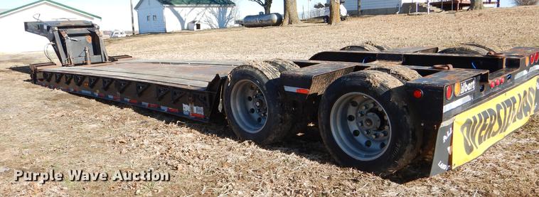 image for item DE0048 1999 Talbert HTR9 lowboy equipment trailer