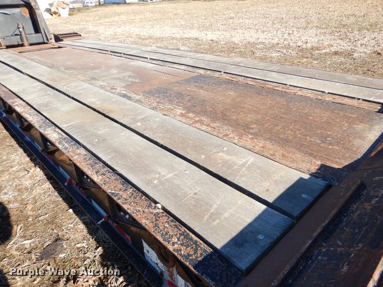 image for item DE0048 1999 Talbert HTR9 lowboy equipment trailer