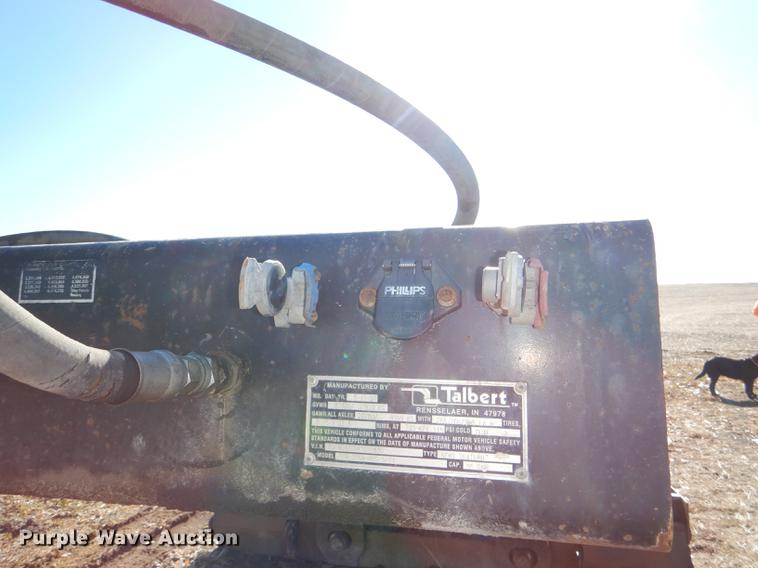 image for item DE0048 1999 Talbert HTR9 lowboy equipment trailer