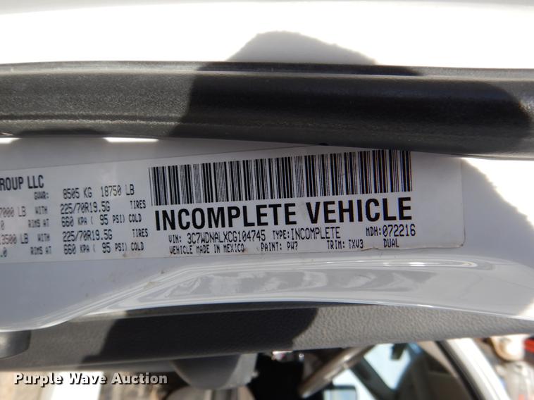 image for item DE0143 2012 Dodge Ram 5500 bucket truck