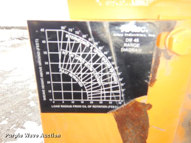 image for item DE0144 2004 Chevrolet C7500 digger derrick truck