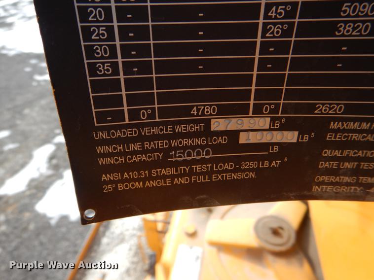 image for item DE0144 2004 Chevrolet C7500 digger derrick truck