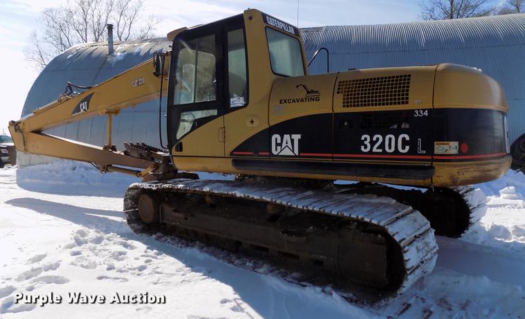 image for item DE7620 2001 Caterpillar 320C L long reach excavator