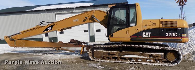 image for item DE7620 2001 Caterpillar 320C L long reach excavator