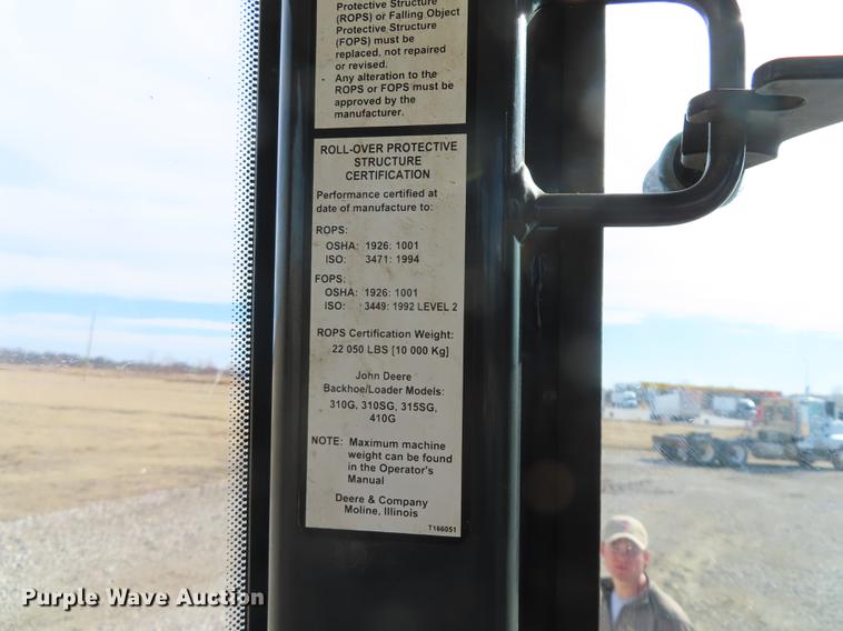 image for item DF1354 2006 John Deere 310SG backhoe