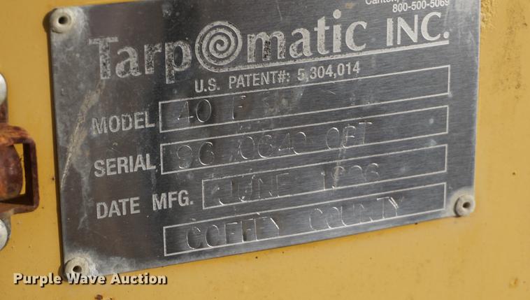 image for item DF1708 Tarpomatic 40F tarp machine