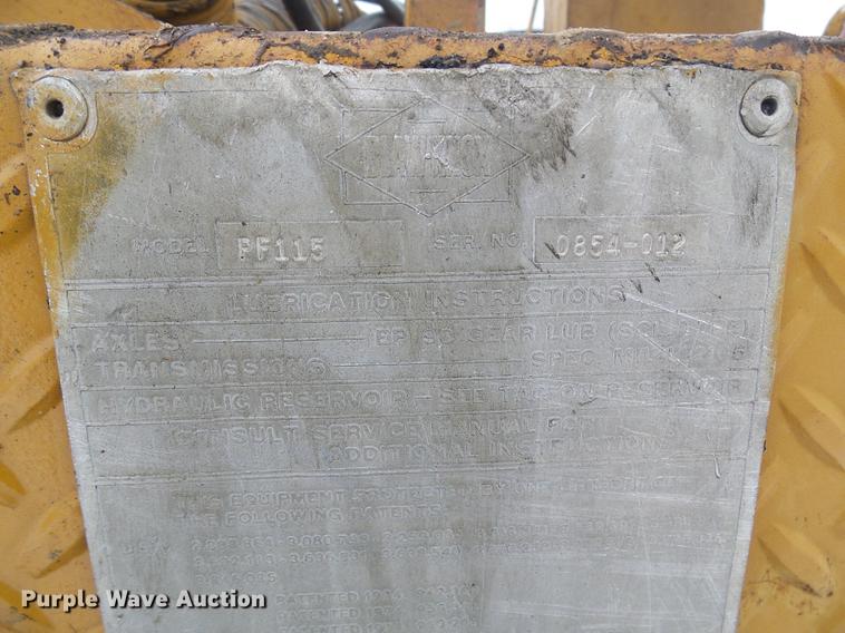 image for item DF7110 Blaw Knox PF115 paver