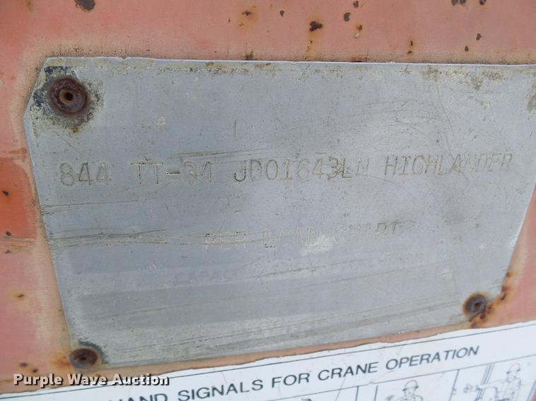 image for item DF7124 Lull 844 telehandler