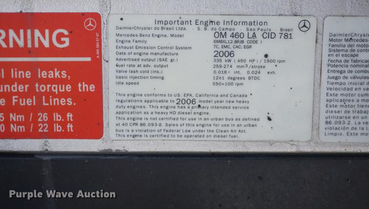 image for item DI9337 2007 Western Star 4900FA dump truck