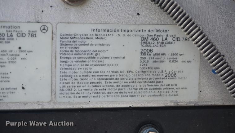 image for item DI9337 2007 Western Star 4900FA dump truck