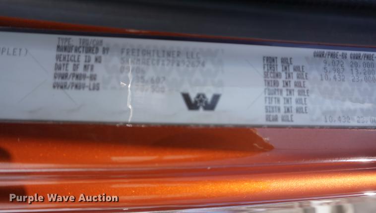 image for item DI9337 2007 Western Star 4900FA dump truck