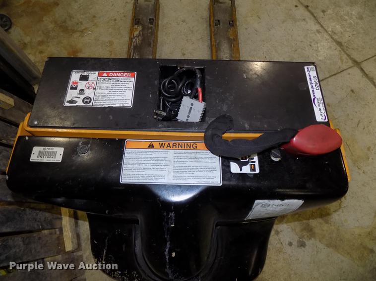 image for item DZ9638 2011 Big Joe WPT-45-2745 electric pallet jack
