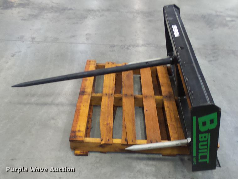 image for item EP9834 2018 B-Built Manufacturing BS-248 skid steer bale forks