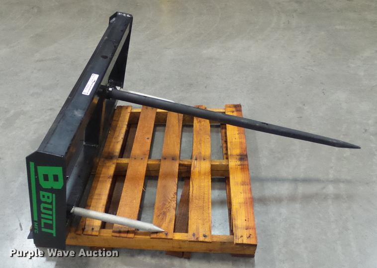 image for item EP9834 2018 B-Built Manufacturing BS-248 skid steer bale forks
