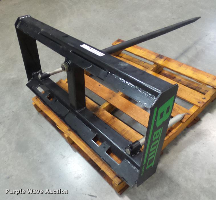 image for item EP9834 2018 B-Built Manufacturing BS-248 skid steer bale forks