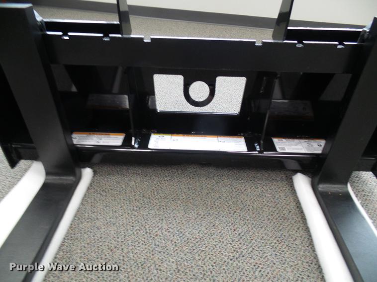 image for item EP9837 2018 B-Built Manufacturing skid steer pallet forks
