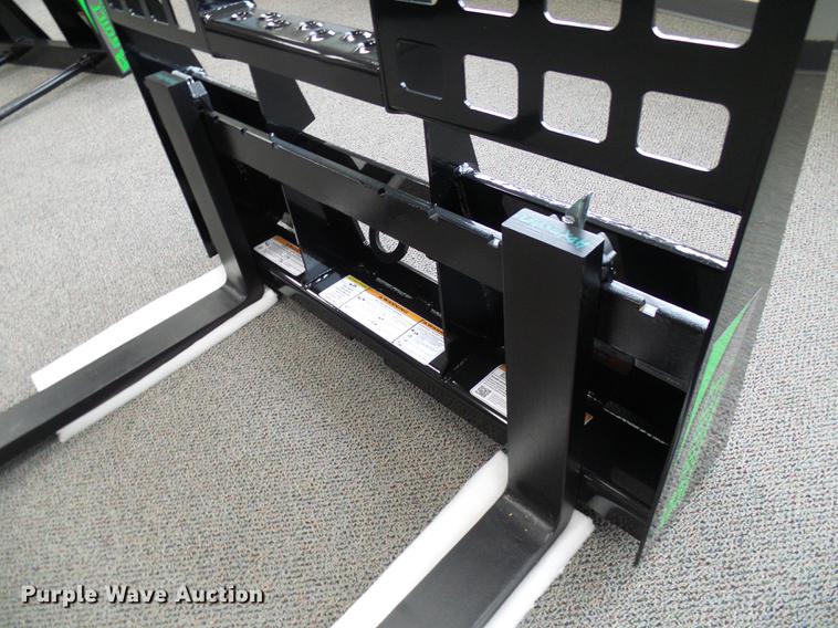 image for item EP9837 2018 B-Built Manufacturing skid steer pallet forks