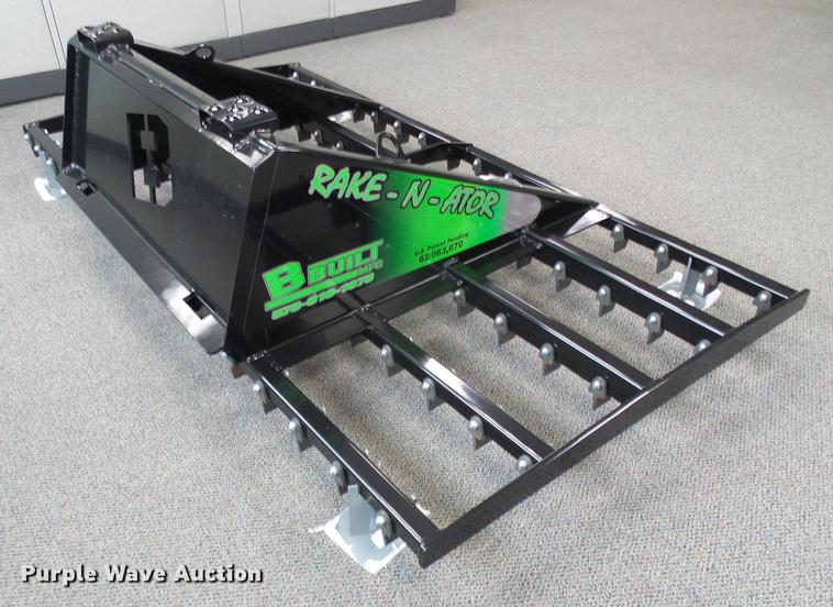 image for item EP9838 2018 B-Built Manufacturing Rake-N-Ator skid steer rake